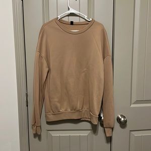 Brown cozy pullover sweater